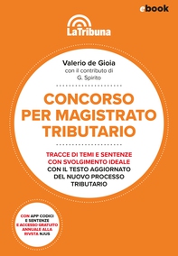 Concorso per magistrato tributario - Librerie.coop