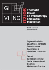 Giving. Thematic issues in philantropy and social innovation - Vol. 2 - Librerie.coop Giving. Thematic issues in philantropy and social innovation - Vol. 2 - Librerie.coop