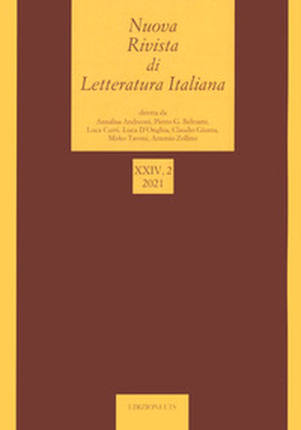 Nuova rivista di letteratura italiana - Vol. 2 - Librerie.coop Nuova rivista di letteratura italiana - Vol. 2 - Librerie.coop