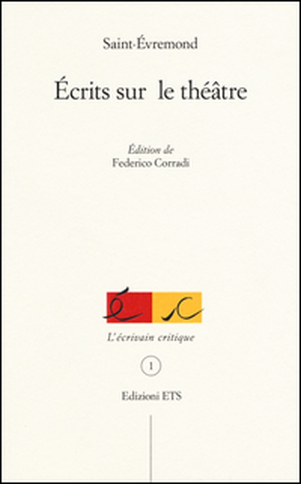 Écrits sur le théâtre - Librerie.coop Écrits sur le théâtre - Librerie.coop