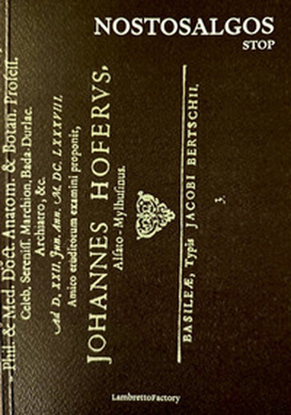 NostosAlgos. Stop - Librerie.coop