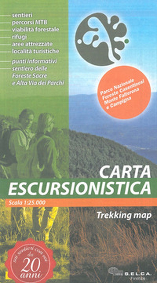Parco nazionale foreste casentinesi, monte Falterona e Campigna. Carta escursionistica 1:25.000 - Librerie.coop Parco nazionale foreste casentinesi, monte Falterona e Campigna. Carta escursionistica 1:25.000 - Librerie.coop