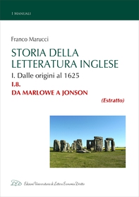 Storia della Letteratura Inglese. I.8. Da Marlowe a Jonson - Librerie.coop