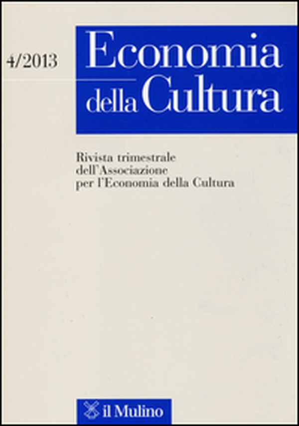 Economia della cultura - Vol. 4 - Librerie.coop Economia della cultura - Vol. 4 - Librerie.coop
