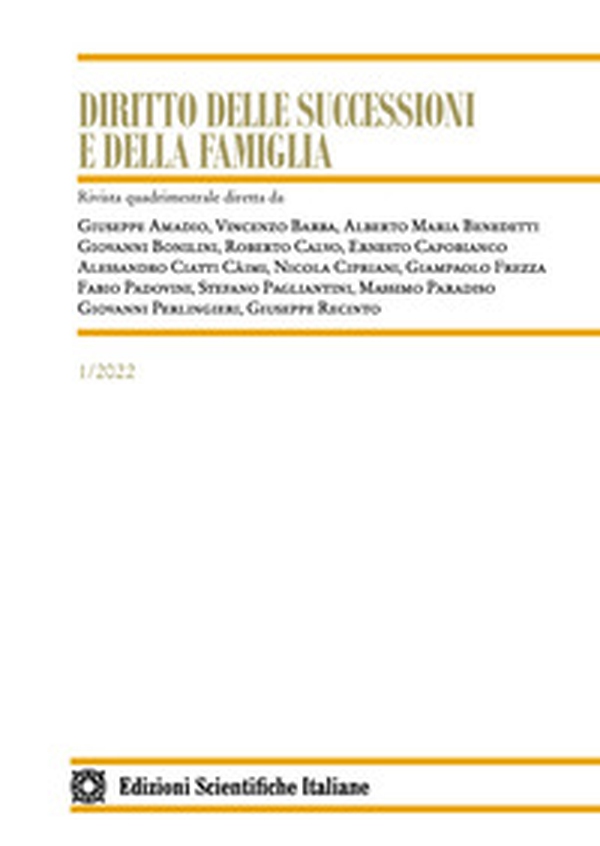 Diritto delle successioni e della famiglia - Vol. 1 - Librerie.coop Diritto delle successioni e della famiglia - Vol. 1 - Librerie.coop