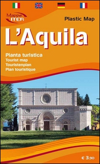 L'Aquila, pianta turistica 1:5.000 - Librerie.coop