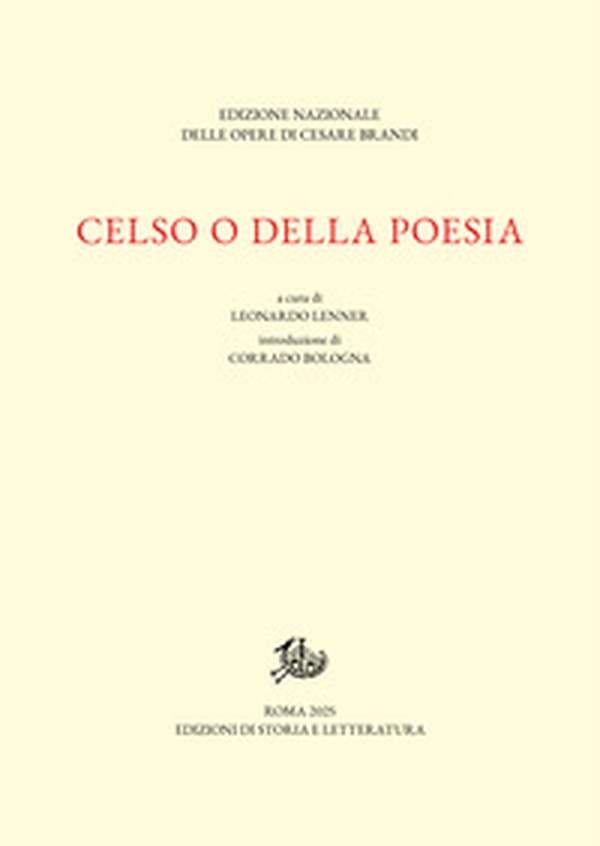 Celso o della poesia - Librerie.coop Celso o della poesia - Librerie.coop