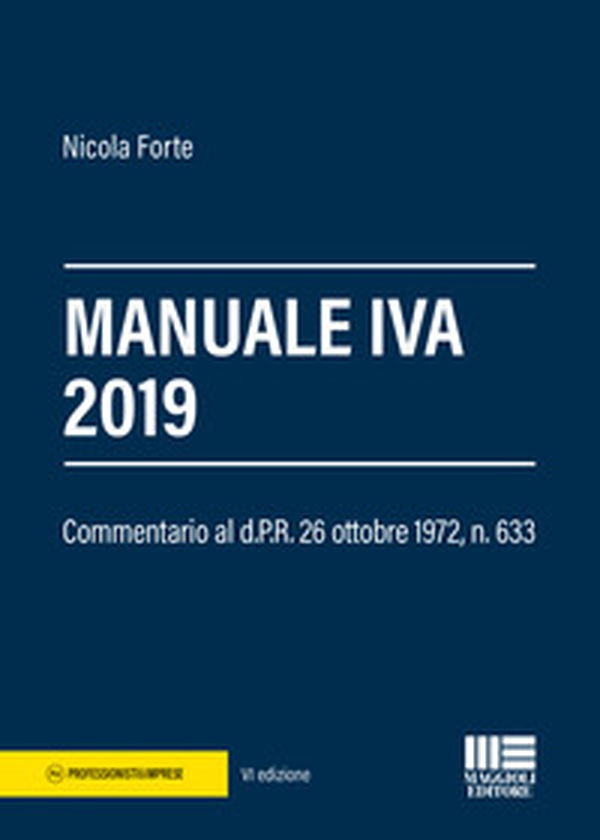 Manuale IVA 2019 - Librerie.coop Manuale IVA 2019 - Librerie.coop