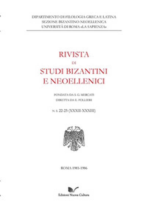 Rivista di studi bizantini e neoellenici. Ediz. anastatica - Librerie.coop Rivista di studi bizantini e neoellenici. Ediz. anastatica - Librerie.coop