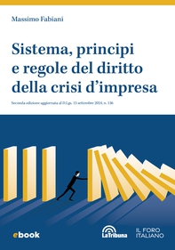 Sistema, principi e regole del diritto della crisi d'impresa - Librerie.coop