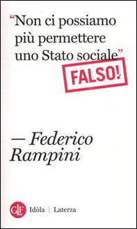 «Non ci possiamo più permettere uno stato sociale». Falso! - Librerie.coop