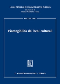 L'intangibilità dei beni culturali - Librerie.coop L'intangibilità dei beni culturali - Librerie.coop