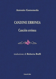 Canzone erronea. Canción errónea - Librerie.coop Canzone erronea. Canción errónea - Librerie.coop