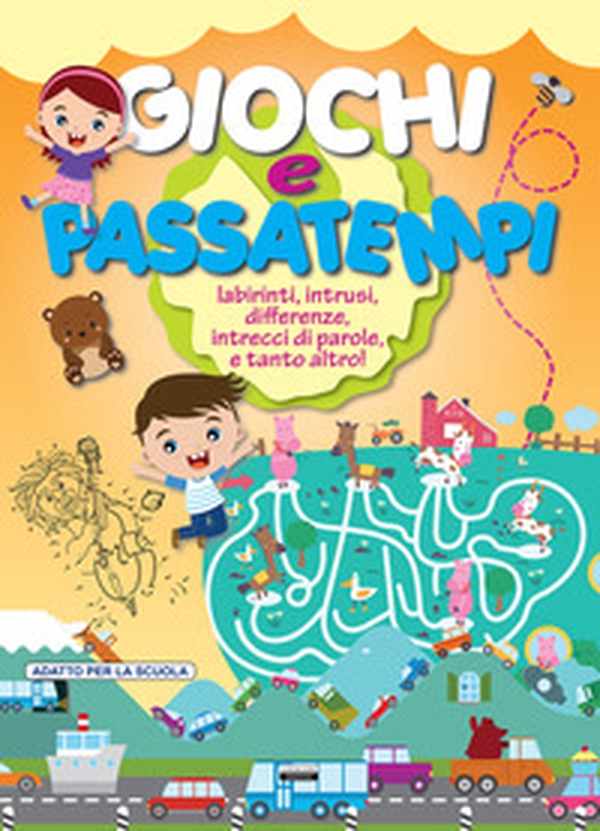 Giochi e passatempi. Labirinti, intrusi, differenze, intrecci di parole e tanto altro! Arancione - Librerie.coop Giochi e passatempi. Labirinti, intrusi, differenze, intrecci di parole e tanto altro! Arancione - Librerie.coop
