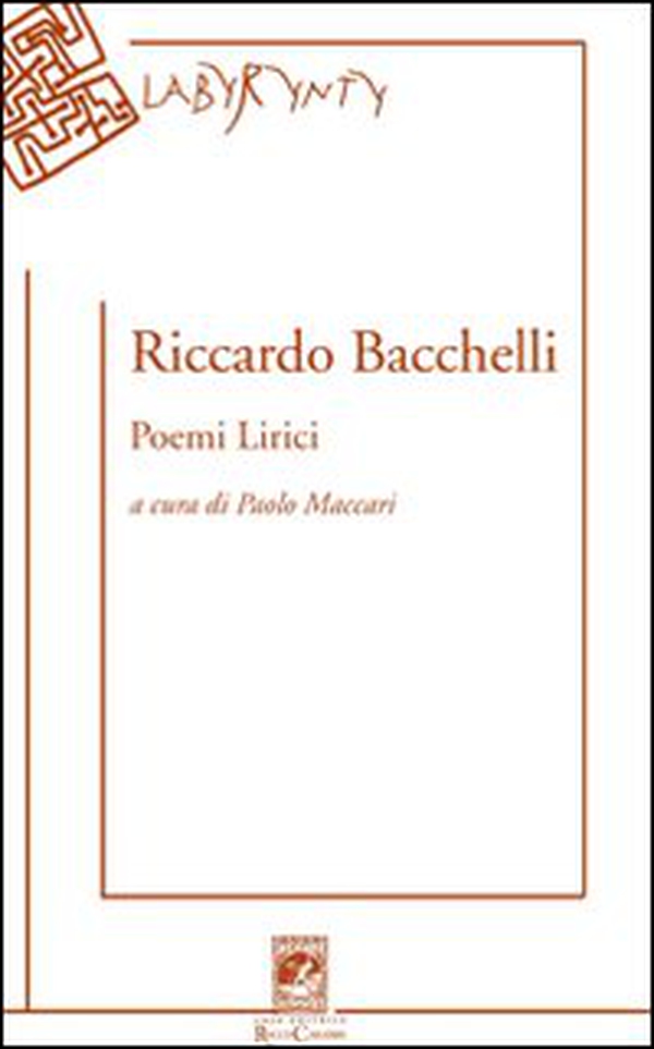 Poemi lirici - Librerie.coop Poemi lirici - Librerie.coop