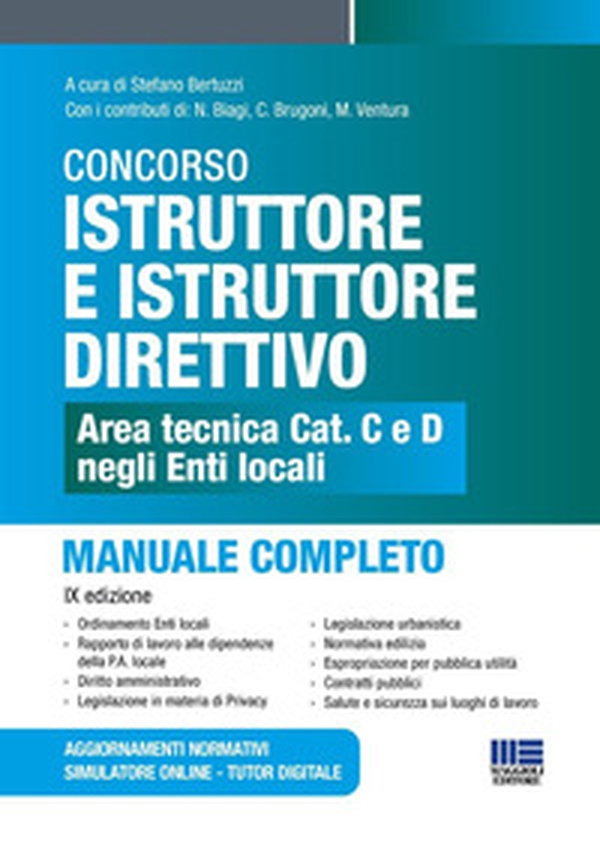 Concorso istruttore e istruttore direttivo. Area tecnica cat. C e D negli Enti locali. Manuale completo - Librerie.coop