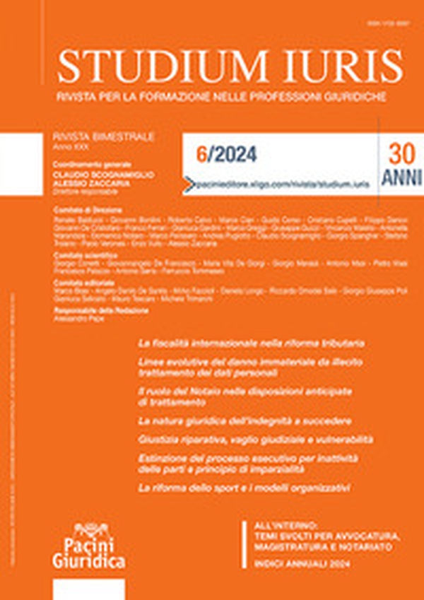 Studium iuris. Rivista per la formazione nelle professioni giuridiche - Vol. 6 - Librerie.coop Studium iuris. Rivista per la formazione nelle professioni giuridiche - Vol. 6 - Librerie.coop