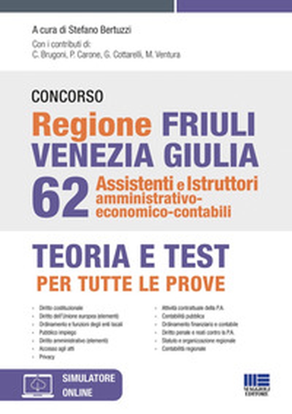 Concorso regione Friuli Venezia Giulia 62 assistenti e istruttori amministrativo-economico-contabili - Librerie.coop Concorso regione Friuli Venezia Giulia 62 assistenti e istruttori amministrativo-economico-contabili - Librerie.coop