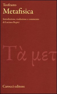 Metafisica. Testo greco originale a fronte - Librerie.coop