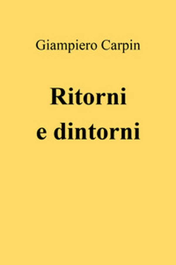 Ritorni e dintorni - Librerie.coop Ritorni e dintorni - Librerie.coop