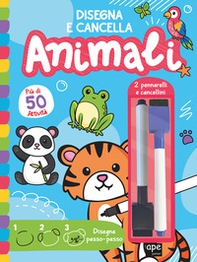 Animali. Disegna e cancella - Librerie.coop