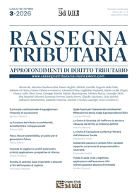 RASSEGNA TRIBUTARIA 3/2026 - Librerie.coop