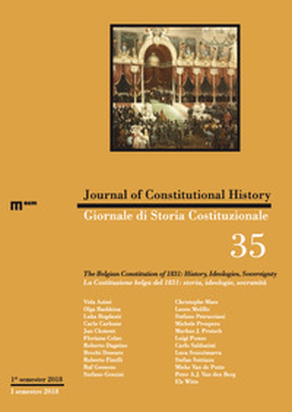 Giornale di storia Costituzionale-Journal of Constitutional history - Vol. 35 - Librerie.coop Giornale di storia Costituzionale-Journal of Constitutional history - Vol. 35 - Librerie.coop