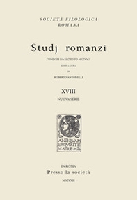 Studj romanzi. Nuova serie - Vol. 18 - Librerie.coop