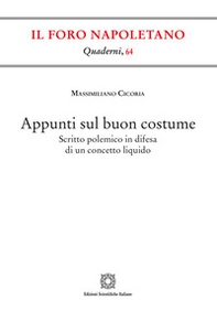 Appunti sul buon costume - Librerie.coop