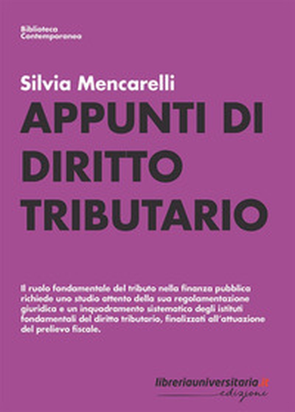 Appunti di diritto tributario - Librerie.coop Appunti di diritto tributario - Librerie.coop