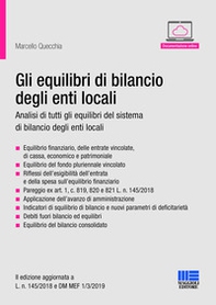 Gli equilibri di bilancio degli enti locali - Librerie.coop