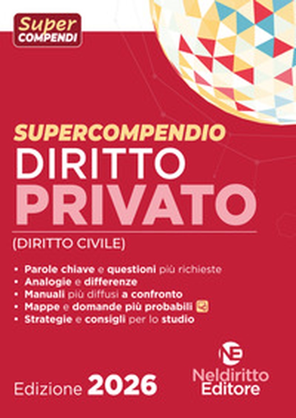Supercompendio di diritto privato (civile) 2026 - Librerie.coop