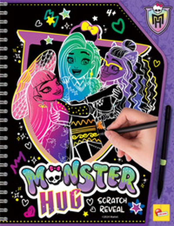 Monster hug scratch reveal. Monster High sketchbook - Librerie.coop Monster hug scratch reveal. Monster High sketchbook - Librerie.coop