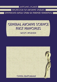 General archive science. First principles. Basic module - Librerie.coop