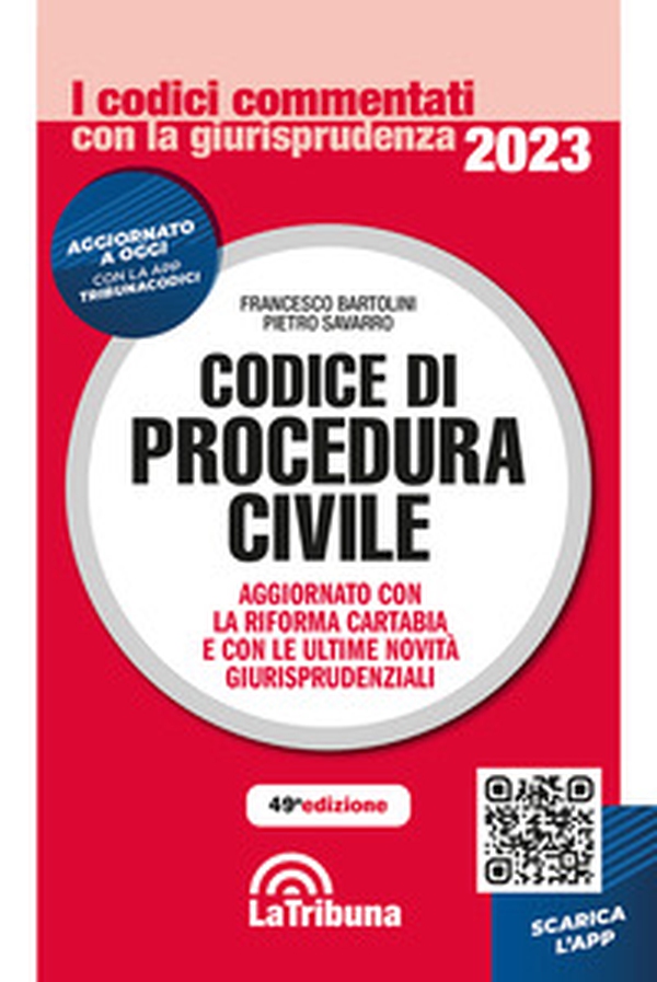 Codice di procedura civile 2023 - Librerie.coop Codice di procedura civile 2023 - Librerie.coop