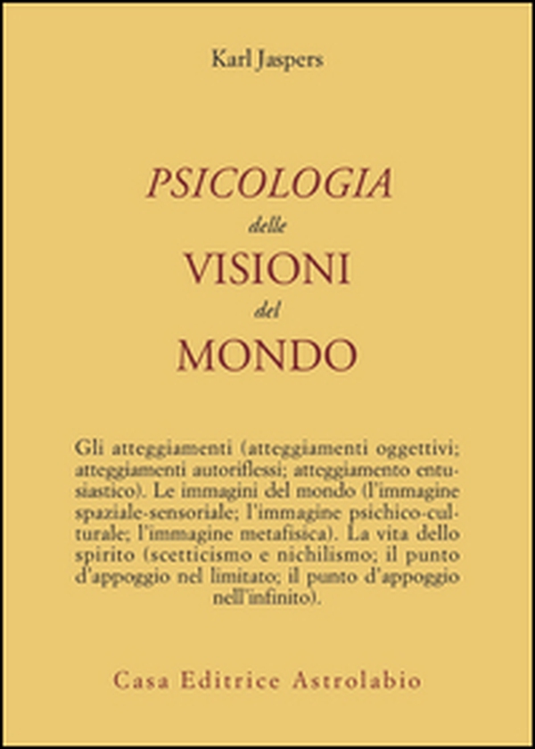 Psicologia delle visioni del mondo - Librerie.coop Psicologia delle visioni del mondo - Librerie.coop