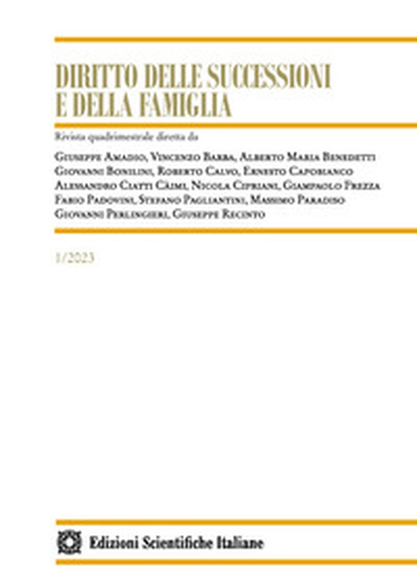 Diritto delle successioni e della famiglia - Vol. 1 - Librerie.coop Diritto delle successioni e della famiglia - Vol. 1 - Librerie.coop