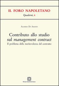 Contributo allo studio sul management contract - Librerie.coop