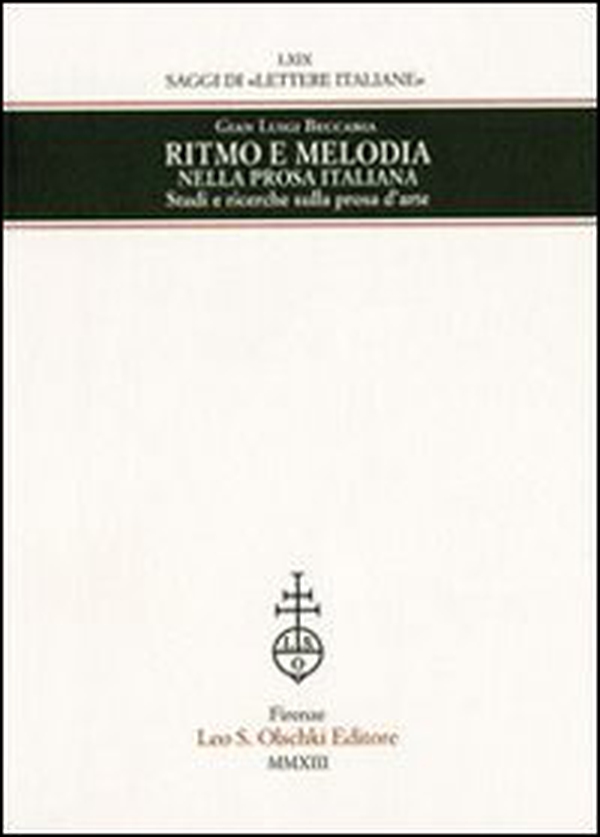 Ritmo e melodia nella prosa italiana. Studi e ricerche sulla prosa d'arte - Librerie.coop Ritmo e melodia nella prosa italiana. Studi e ricerche sulla prosa d'arte - Librerie.coop