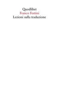 Lezioni sulla traduzione - Librerie.coop