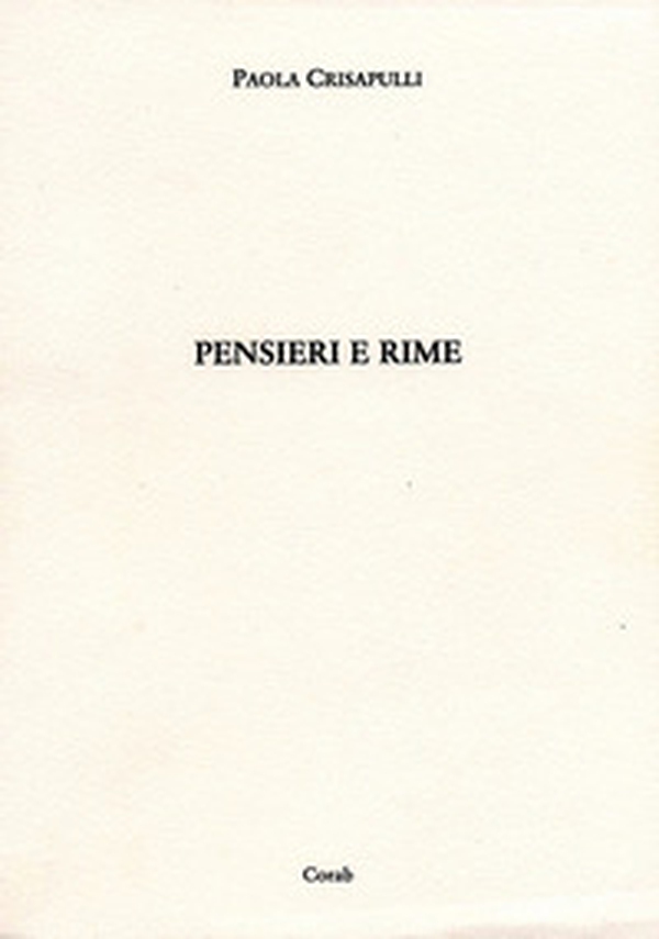 Pensieri e rime - Librerie.coop