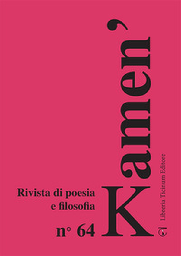 Kamen'. Rivista di poesia e filosofia. Ediz. italiana, russa e inglese - Vol. 64 - Librerie.coop Kamen'. Rivista di poesia e filosofia. Ediz. italiana, russa e inglese - Vol. 64 - Librerie.coop