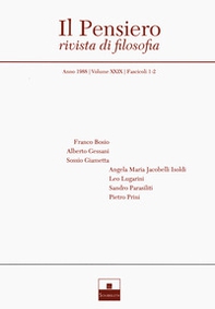 Il pensiero. Rivista di filosofia - Librerie.coop Il pensiero. Rivista di filosofia - Librerie.coop
