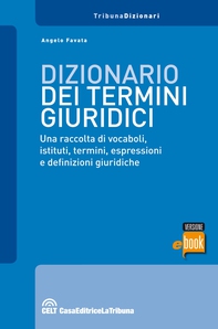 Dizionario dei termini giuridici - Librerie.coop