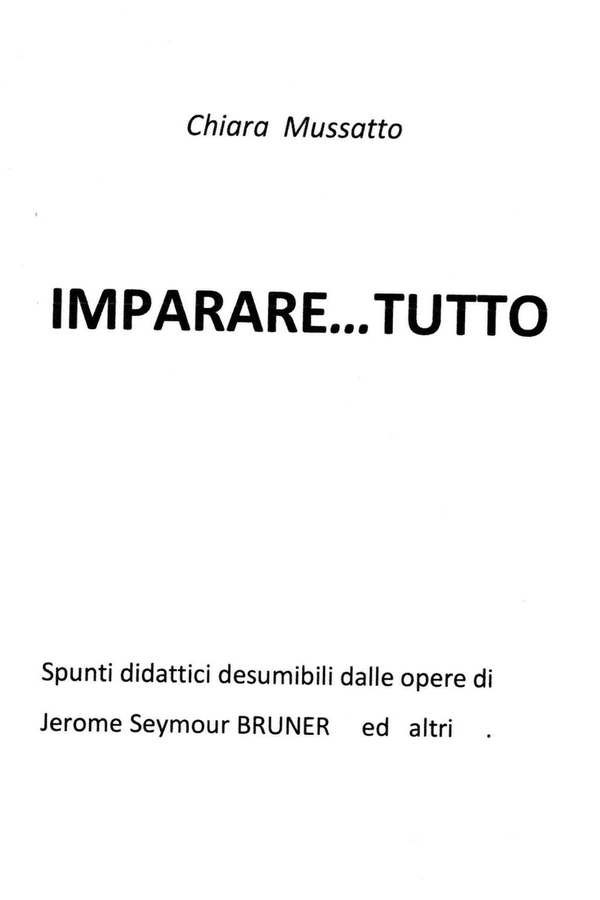 IMPARARE ...TUTTO . - Librerie.coop IMPARARE ...TUTTO . - Librerie.coop