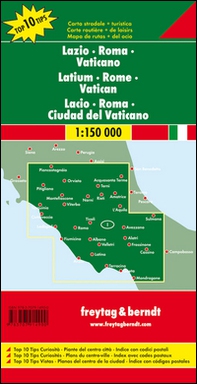 Lazio. Roma-Vaticano 1:150.000 - Librerie.coop