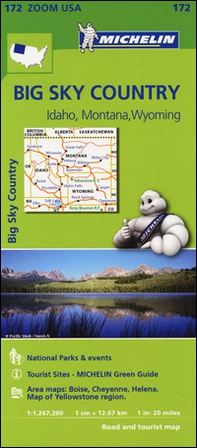 Big sky country. Idaho, Montana, Wyoming 1:1.267.200 - Librerie.coop