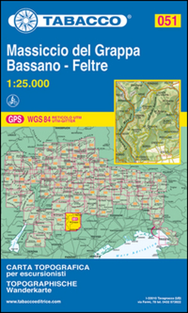 Monte Grappa, Bassano, Feltre 1:25.000 - Librerie.coop Monte Grappa, Bassano, Feltre 1:25.000 - Librerie.coop