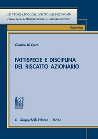 Fattispecie e disciplina del riscatto azionario - Librerie.coop