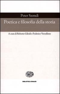 Poetica e filosofia della storia - Librerie.coop